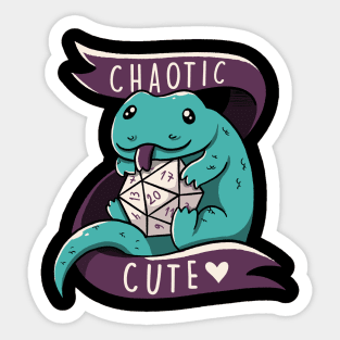 Chaotic Cute RPG Dragon by Tobe Fonseca Sticker